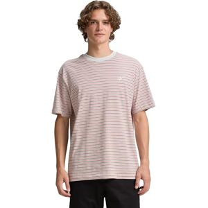 TOM TAILOR Denim herr avslappnad passform T-shirt med randigt mönster, 38072 – Grå ros Yd Fine Stripe, M TOM TAILOR Denim herr avslappnad passform T-shirt med randigt mönster, 38072 – Grå ros Yd Fine Stripe, M
