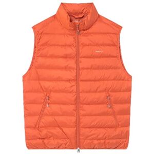 GANT LIGHT DOWN Vest, Djup orange, L GANT LIGHT DOWN Vest, Djup orange, L