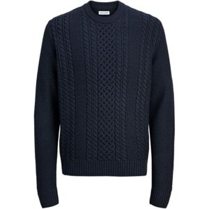 JACK & JONES Jjpaul stickad crew neck, Sky Captain, M JACK & JONES Jjpaul stickad crew neck, Sky Captain, M