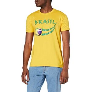 Supportershop herr Brasil fan t-shirt, gul, XXL Supportershop herr Brasil fan t-shirt, gul, XXL