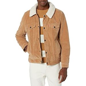 Levi's Sherpa Trucker i konstläder konstläder herr, Ljusbrun syntetisk mocka, M Levi's Sherpa Trucker i konstläder konstläder herr, Ljusbrun syntetisk mocka, M