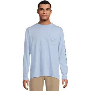 Vineyard Vines vintage långärmad T-shirt med valficka herr, Jake Blue, S Vineyard Vines vintage långärmad T-shirt med valficka herr, Jake Blue, S