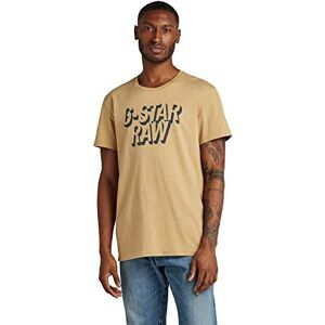G-STAR RAW Herr retro skugga grön t-shirt, beige/khaki (Prairie Sand C506-D308), XS G-STAR RAW Herr retro skugga grön t-shirt, beige/khaki (Prairie Sand C506-D308), XS