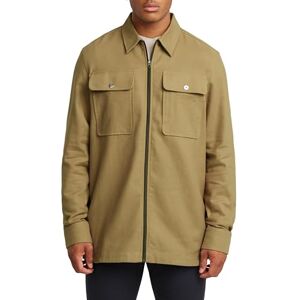 G-STAR RAW G-STAR Gpo Zip Overshirt långärmad T-shirt för män, Grön (Ensis Green D25825-d750-6057), S G-STAR RAW G-STAR Gpo Zip Overshirt långärmad T-shirt för män, Grön (Ensis Green D25825-d750-6057), S