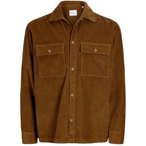 JACK & JONES Jjeperfect Corduroy Overshirt Ls Sn, Munkar rock, L JACK & JONES Jjeperfect Corduroy Overshirt Ls Sn, Munkar rock, L