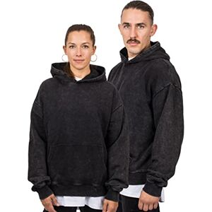 Blackskies Oversize Heavyweight huvtröja tröja streetwear lyxig tröja herr dam tröja tröja tröja, Svart vintage, L Blackskies Oversize Heavyweight huvtröja tröja streetwear lyxig tröja herr dam tröja tröja tröja, Svart vintage, L