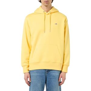 GANT REG SHIELD HOODIE, Banan gul, XXL GANT REG SHIELD HOODIE, Banan gul, XXL