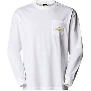 THE NORTH FACE Expedition Celebration Oversized Långärmad t-tröja för män, Tnf White, S THE NORTH FACE Expedition Celebration Oversized Långärmad t-tröja för män, Tnf White, S