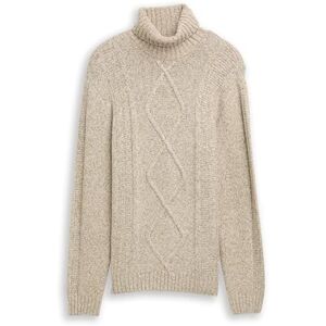TOM TAILOR herrtröja, 39279 – brun offwhite struktur, 3XL TOM TAILOR herrtröja, 39279 – brun offwhite struktur, 3XL