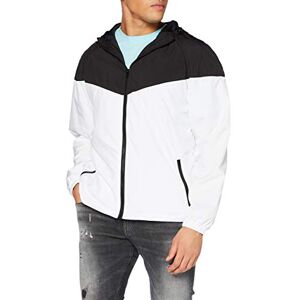 Build Your Brand Herrjacka, 2-Tone Tech Windrunner, basic herrvindjacka finns i många färger, storlekar XS – 5XL, vit/svart, L Build Your Brand Herrjacka, 2-Tone Tech Windrunner, basic herrvindjacka finns i många färger, storlekar XS – 5XL, vit/svart, L