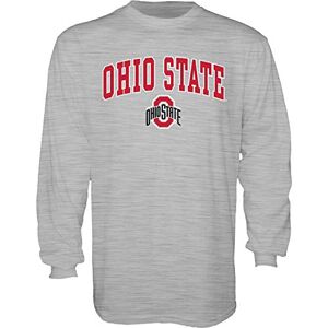 Blue 84 NCAA Ohio State Buckeyes herr långärmad t-shirt grå bågskytte, Ohio State Buckeyes grå, medium Blue 84 NCAA Ohio State Buckeyes herr långärmad t-shirt grå bågskytte, Ohio State Buckeyes grå, medium