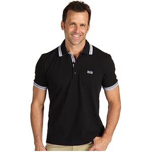 Boss Kortärmad polotröja för män, Svart, XXL Boss Kortärmad polotröja för män, Svart, XXL