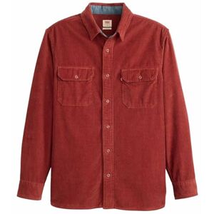 Levi's Klassisk arbetare skjorta med låg knapp, brun färg rysk kit, S herr Levi's Klassisk arbetare skjorta med låg knapp, brun färg rysk kit, S herr