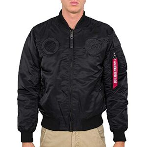 Alpha Industries MA-1 VF NASA Bomberjacka för män All Black Alpha Industries MA-1 VF NASA Bomberjacka för män All Black