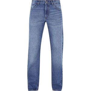 Urban Classics mäns Heavy Ounce Straight Fit jeans byxor, New Mid Blue tvättad, 33 Urban Classics mäns Heavy Ounce Straight Fit jeans byxor, New Mid Blue tvättad, 33