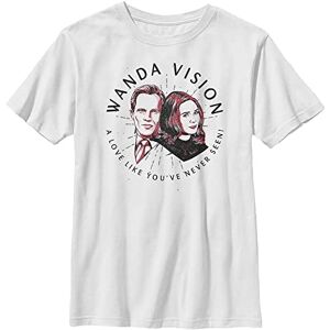 Marvel Pojkar pojkar pojkar kortärmad klassisk passform t-shirt, Vit, 140 cm Marvel Pojkar pojkar pojkar kortärmad klassisk passform t-shirt, Vit, 140 cm