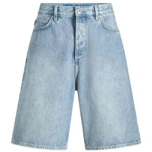 HUGO Herr jeans_shorts, Turquoise/Aqua 449, 33 HUGO Herr jeans_shorts, Turquoise/Aqua 449, 33
