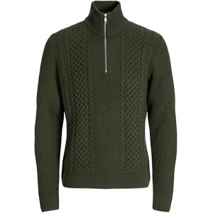 JACK & JONES Jjpaul stickad halv dragkedja, Duffelväska, S JACK & JONES Jjpaul stickad halv dragkedja, Duffelväska, S
