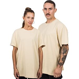 Blackskies Överdimensionerad basic kortärmad t-shirt streetwear lyxig långärmad t-shirt herr dam långärmad tröja väsentlig stil, Sand, XS Blackskies Överdimensionerad basic kortärmad t-shirt streetwear lyxig långärmad t-shirt herr dam långärmad tröja väsentlig stil, Sand, XS