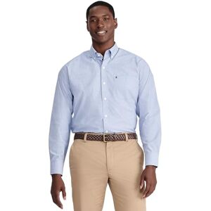 Izod Slim Fit Premium Essentials Button-down skjorta för män, Mazarine blå, L Izod Slim Fit Premium Essentials Button-down skjorta för män, Mazarine blå, L