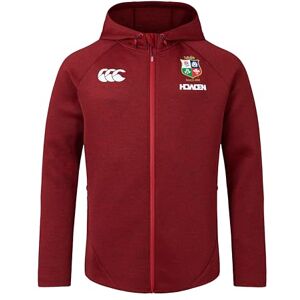 Canterbury herr British and Irish Lions Everest huvtröja, röd dahlia, X-Small Canterbury herr British and Irish Lions Everest huvtröja, röd dahlia, X-Small