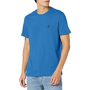 Nautica kortärmad t-shirt med rund hals för män, Ljus kobolt fast, XXL Nautica kortärmad t-shirt med rund hals för män, Ljus kobolt fast, XXL
