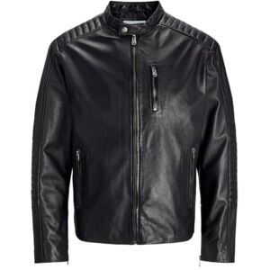 JACK & JONES JACK&JONES JJELIAM Lamb läderjacka NOOS kort jacka, svart, L, svart, L JACK & JONES JACK&JONES JJELIAM Lamb läderjacka NOOS kort jacka, svart, L, svart, L
