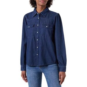 ONLY Jeansskjorta för män, Mörkblå denim, M ONLY Jeansskjorta för män, Mörkblå denim, M