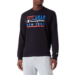 Champion Mäns Legacy Graphic Shop Autentisk Powerblend Terry Crewneck Sweatshirt, Svart, M Champion Mäns Legacy Graphic Shop Autentisk Powerblend Terry Crewneck Sweatshirt, Svart, M