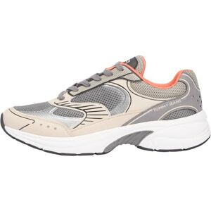 Tommy Jeans herr arkiv '25 EM0EM01665 låg topp, beige (Gulf Sans/Zink Grey), 6,5 UK, Beige Gulf Sans Zink Grå, 40 EU Tommy Jeans herr arkiv '25 EM0EM01665 låg topp, beige (Gulf Sans/Zink Grey), 6,5 UK, Beige Gulf Sans Zink Grå, 40 EU