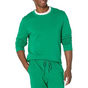 Amazon Essentials lätt långärmad fransk frotté rund hals sweatshirt för män (finns i stor och lång), grön, medium Amazon Essentials lätt långärmad fransk frotté rund hals sweatshirt för män (finns i stor och lång), grön, medium