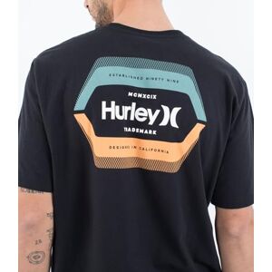 Hurley t-shirt kortärmad män – vardagsplits svart ljung Hurley t-shirt kortärmad män – vardagsplits svart ljung