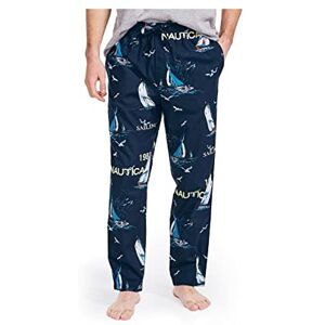 Nautica Pyjamasbyxor för män, Segelbåt blå, M Nautica Pyjamasbyxor för män, Segelbåt blå, M