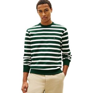Tommy Hilfiger herr Ess Terry Block Stp Sweatshirt Mw0Mw41352, grön, L Tommy Hilfiger herr Ess Terry Block Stp Sweatshirt Mw0Mw41352, grön, L