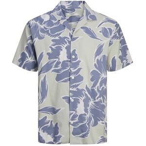 JACK & JONES JPRBLAPALMA Resort Shirt S/S SN, Grönt bläck/passform: avslappnad passform, S JACK & JONES JPRBLAPALMA Resort Shirt S/S SN, Grönt bläck/passform: avslappnad passform, S