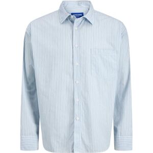 JACK & JONES Jormeadows Poplin Stripe Shirt LS Jnr, Skyway 10 år herr, Skyway, 140 JACK & JONES Jormeadows Poplin Stripe Shirt LS Jnr, Skyway 10 år herr, Skyway, 140