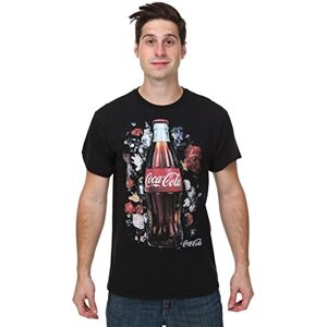 Coca-Cola kortärmad T-shirt med flaskfilm för män, Svart, L Coca-Cola kortärmad T-shirt med flaskfilm för män, Svart, L
