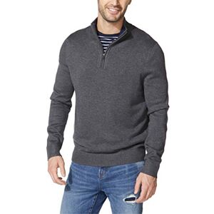 Nautica herrtröja med kvarts dragkedja, Kol ljung, XS Nautica herrtröja med kvarts dragkedja, Kol ljung, XS