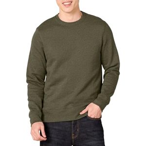 Amazon Essentials Men's Fleecetröja med rund hals (finns i Big & Tall), Olivgrön ljung, L Amazon Essentials Men's Fleecetröja med rund hals (finns i Big & Tall), Olivgrön ljung, L