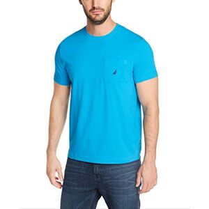Nautica Enfärgad T-shirt med rund hals för män, hawaiianska havet, XXL Nautica Enfärgad T-shirt med rund hals för män, hawaiianska havet, XXL