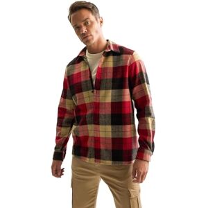 DeFacto Freizeithemden Und Trachtenhemden-Klassisches herr hemd skjorta, Bordeaux, XXL DeFacto Freizeithemden Und Trachtenhemden-Klassisches herr hemd skjorta, Bordeaux, XXL