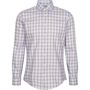 Seidensticker Silkesdekal herr business skjorta – slim fit – strykfri – Kent krage – långärmad – 100% bomull, BRUN, 42 SE Seidensticker Silkesdekal herr business skjorta – slim fit – strykfri – Kent krage – långärmad – 100% bomull, BRUN, 42 SE