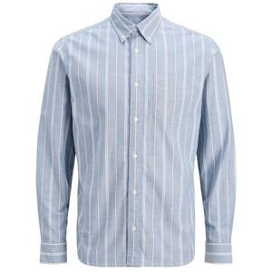 JACK & JONES Jprblubrook Oxford skjorta L/S Noos, Goblin Blue, S JACK & JONES Jprblubrook Oxford skjorta L/S Noos, Goblin Blue, S