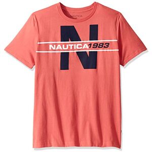 Nautica T-shirt för män, Sjöman röd, XL Nautica T-shirt för män, Sjöman röd, XL