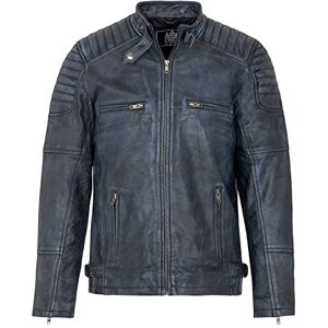 URBAN 5884 Ralf herrjacka, mjuk slitstark jacka i äkta läder, Denim, XL URBAN 5884 Ralf herrjacka, mjuk slitstark jacka i äkta läder, Denim, XL