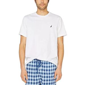 Nautica Herr Kortärmad Rund hals Mjuk Stickad Sova Tee Pyjamas Topp Nautica Herr Kortärmad Rund hals Mjuk Stickad Sova Tee Pyjamas Topp