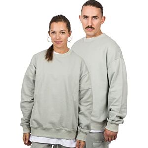 Blackskies Överdimensionerad tung rundhalsad tröja streetwear lyxig tröja herr dam tröja sweatshirt tröja, Salviagrön, L Blackskies Överdimensionerad tung rundhalsad tröja streetwear lyxig tröja herr dam tröja sweatshirt tröja, Salviagrön, L