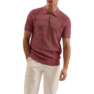 Ted Baker BLOSSAM-SS Polotröja med dragkedja, Röd, L Ted Baker BLOSSAM-SS Polotröja med dragkedja, Röd, L