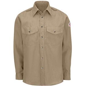 Bulwark FR Herr Bulwark lätt Nomex Fr snap-front skjorta, brun, stor lång, SOLBRÄNNA, L Lång Bulwark FR Herr Bulwark lätt Nomex Fr snap-front skjorta, brun, stor lång, SOLBRÄNNA, L Lång
