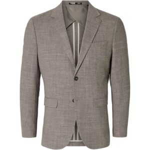 SELECTED HOMME Man enradig kavaj slim fit, Mörk sandmelerad, 58 SELECTED HOMME Man enradig kavaj slim fit, Mörk sandmelerad, 58